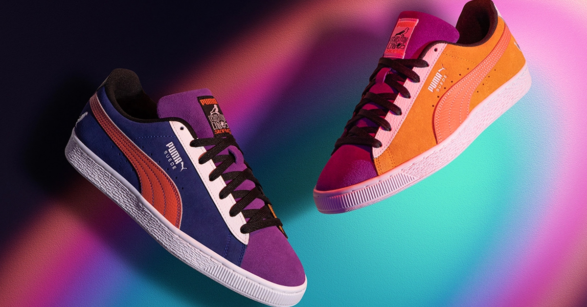 From Dusk Till Dawn The Puma Suede by Jeff Staple Has Uneven Panels